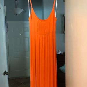 Calvin Klein Orange Maxi Dress